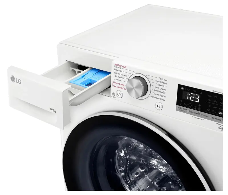 Прально-сушильна машина LG F2V3FG0W - фото - №13