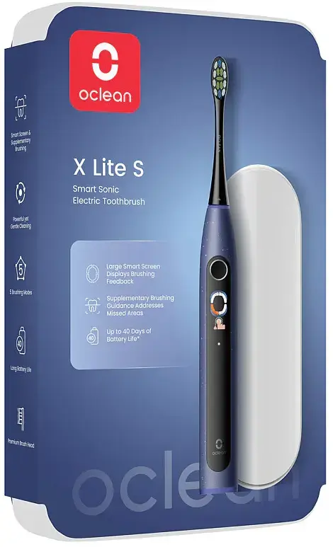 Електрична зубна щітка Oclean X Lite (Blue) фото
