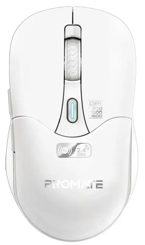 Миша Promate Samo Wireless White (samo.white) - фото - №0
