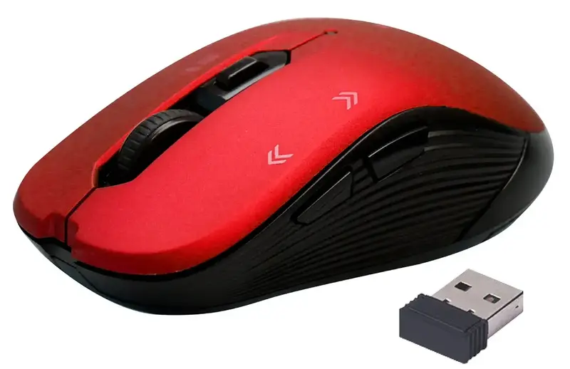 Мышь Promate Slider Wireless Red (slider.red) фото