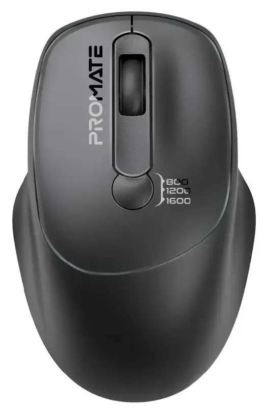 Миша Promate UniGlide Wireless Black (uniglide.black) - фото - №7