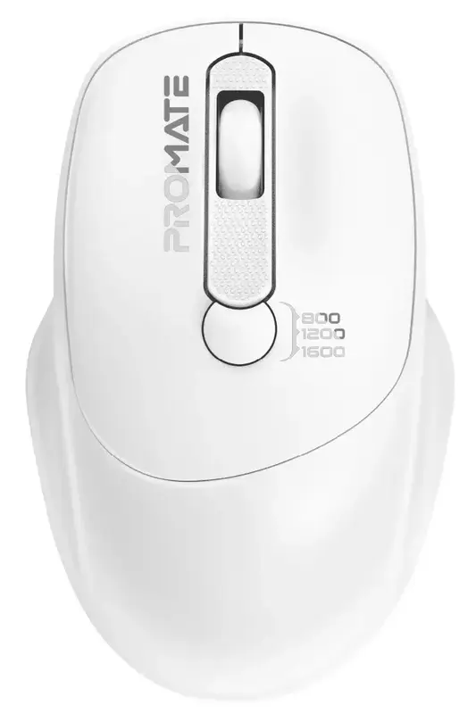 Миша Promate UniGlide Wireless White (uniglide.white) - фото - №0