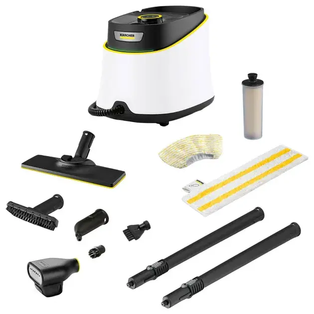 Пароочисник KARCHER SC 3 Deluxe Textile Edition, біло-чорний, (1.513-435.0) - фото - №0