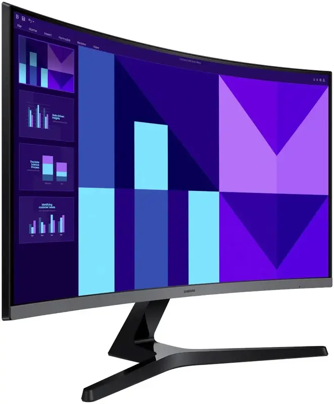 Монітор SAMSUNG 27" VA 1920х1080 100 Гц (LS27D390GAIXCI) - фото - №1