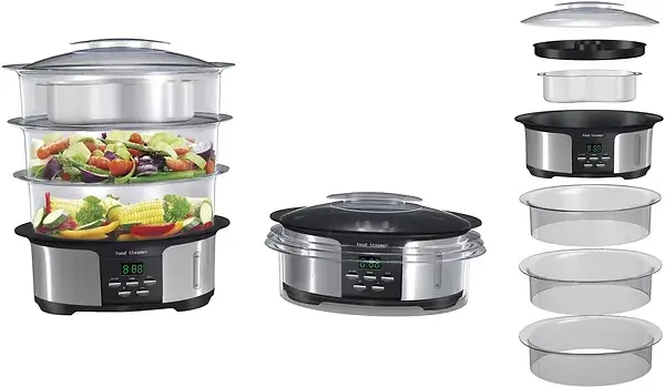 Пароварка HEINNER HSA-1000XMC - фото - №1