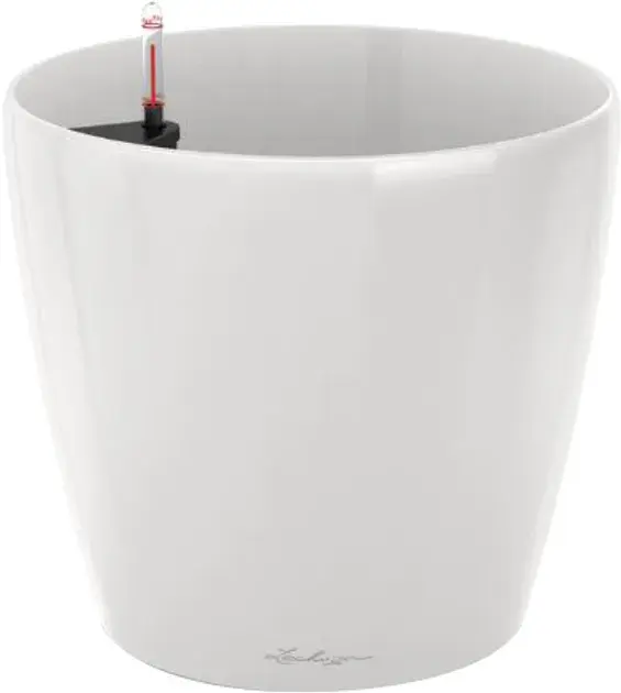 Вазон Lechuza CLASSICO Premium 60, All-in-One, d60xh56 білий 14560 - фото - №0