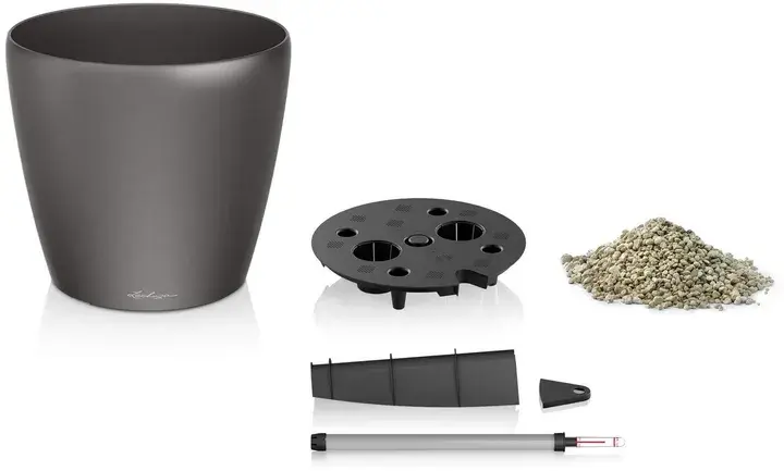 Вазон Lechuza CLASSICO Premium 60, All-in-One, d60xh56 білий 14560 - фото - №1