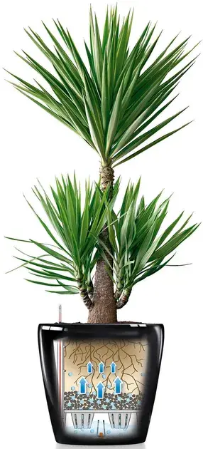 Вазон Lechuza CLASSICO Premium 60, All-in-One, d60xh56 білий 14560 - фото - №3