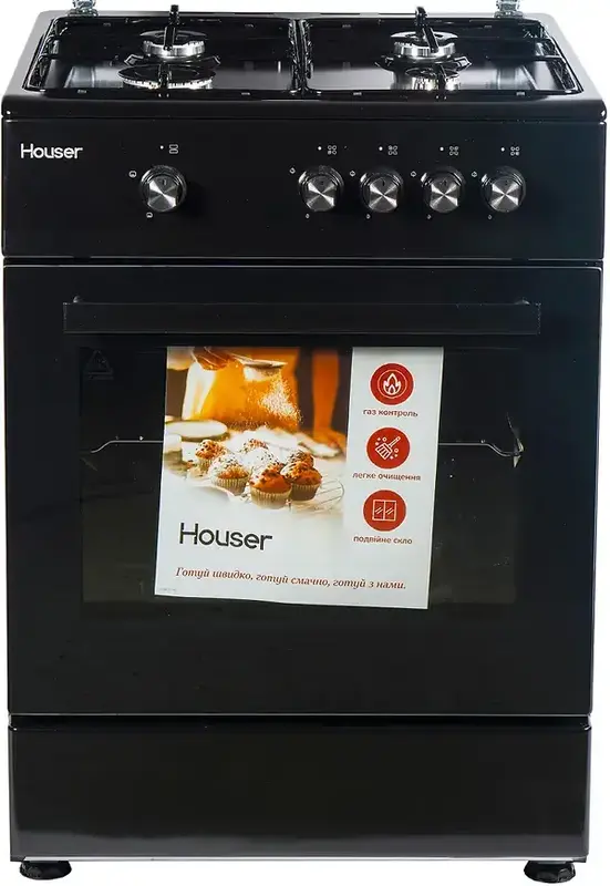 Плита газова Houser FSG 6201 B фото