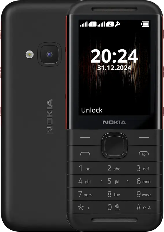 Nokia 5310 DS 2024 (Black-Red) - фото - №5