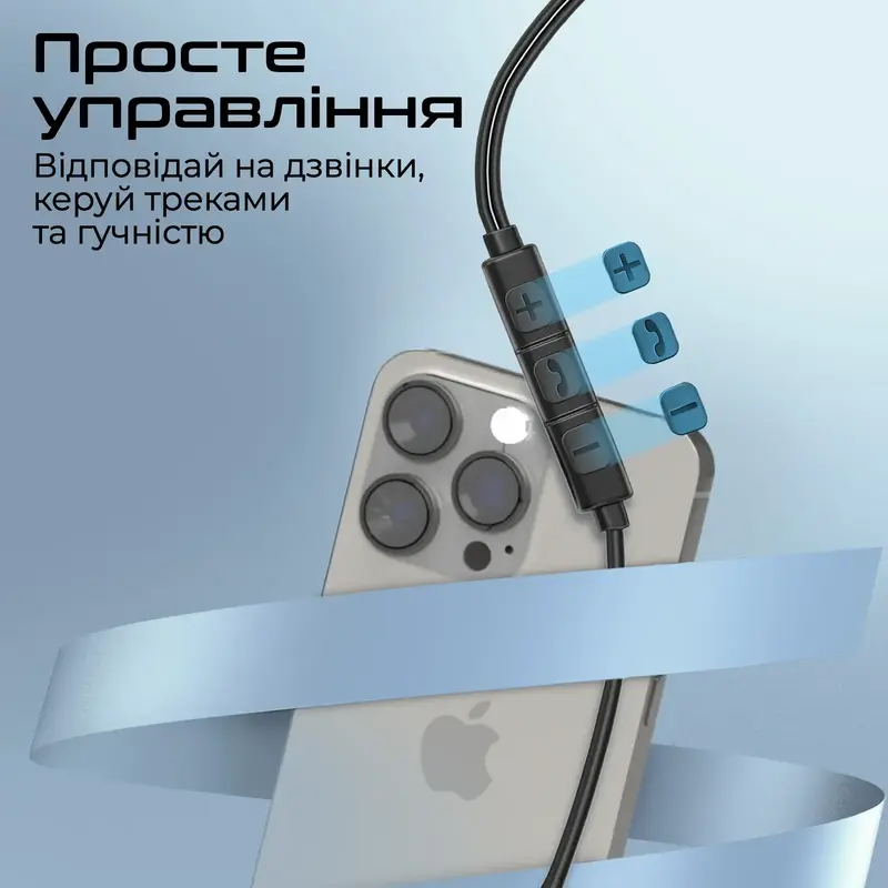 Навушники Promate Silken-C Black (silken-c.black) - фото - №4