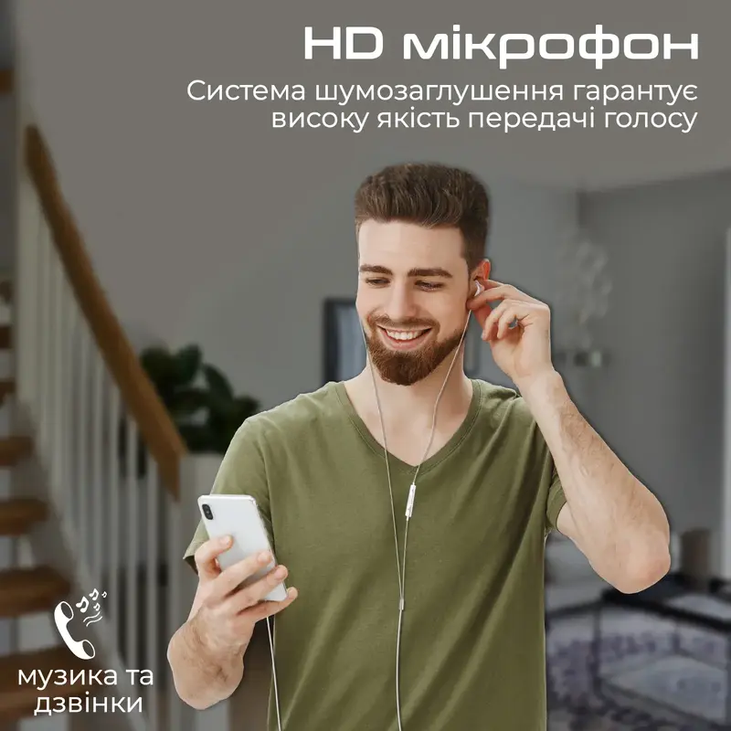 Наушники Promate Vibe-LT White (vibe-lt.white) - фото - №4