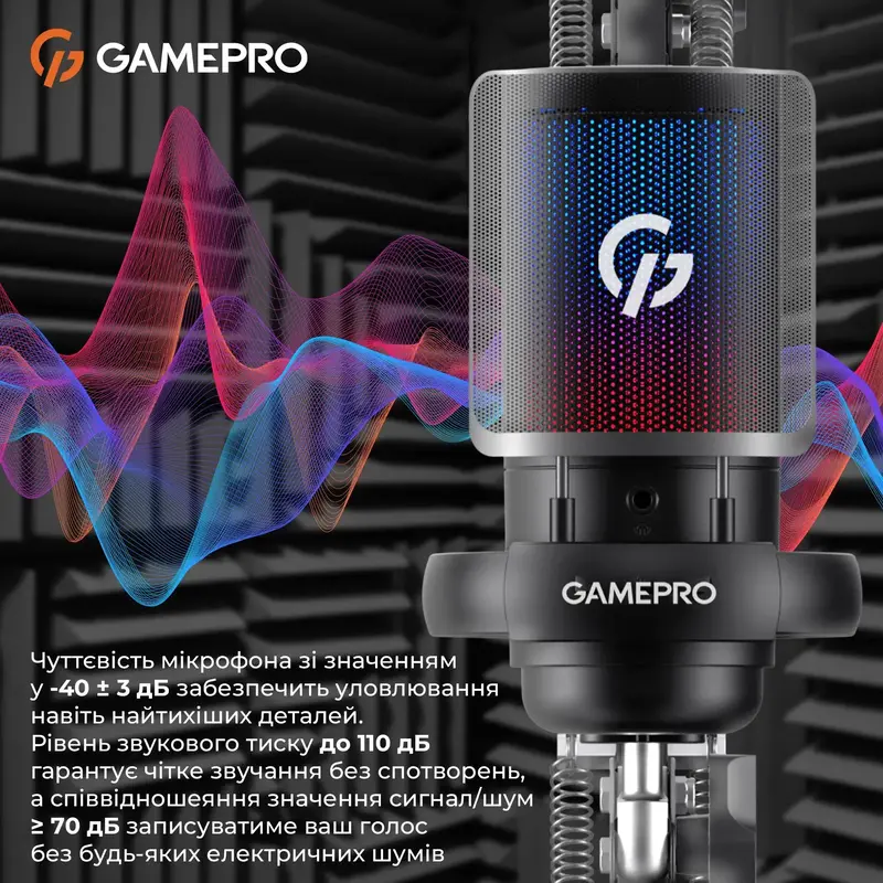 Микрофон Gamepro UGM145B Black - фото - №4
