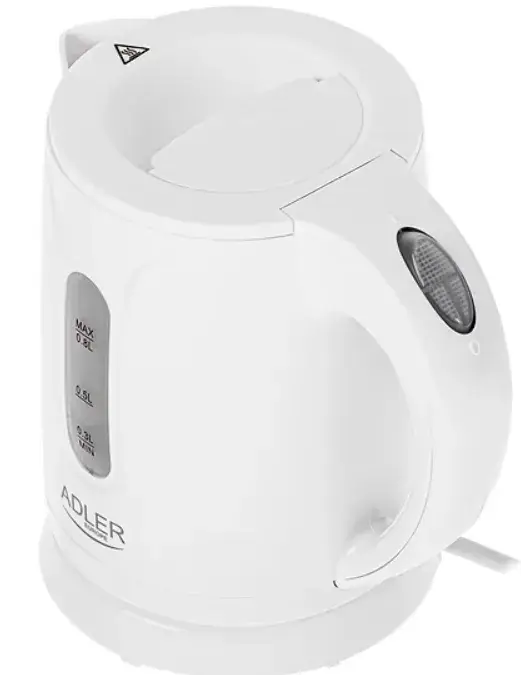 Електрочайник Adler AD 1371 white - фото - №1