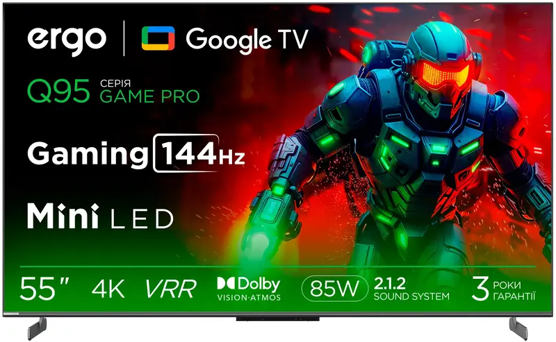 Телевизор ERGO 55MQ95 Game PRO фото