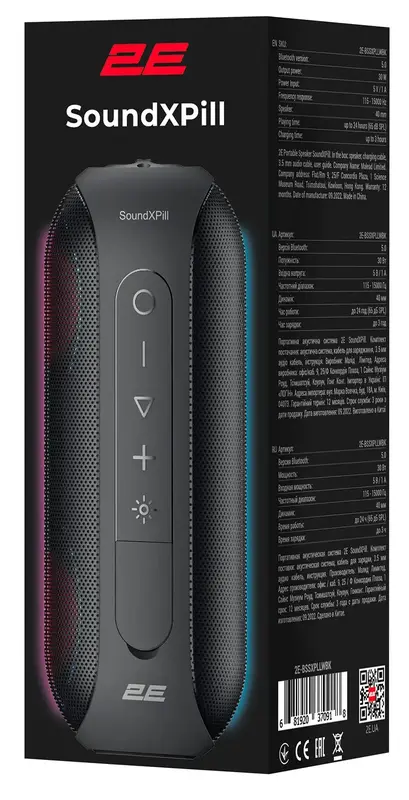 Акустика 2E SoundXPill Waterproof Black - фото - №9