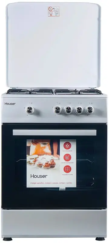 Плита газова Houser FSG 6201 W - фото - №1
