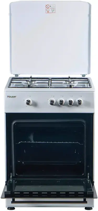 Плита газова Houser FSG 6201 W - фото - №3