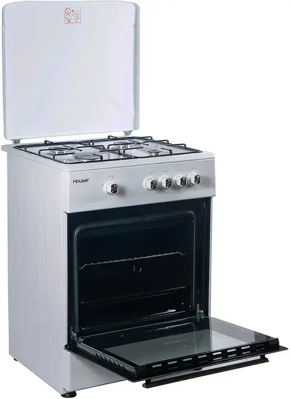 Плита газова Houser FSG 6201 W - фото - №2