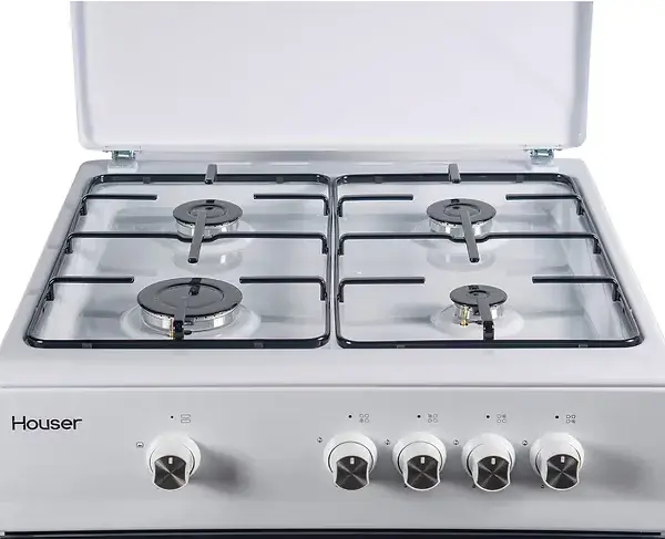 Плита газова Houser FSG 6201 W - фото - №7