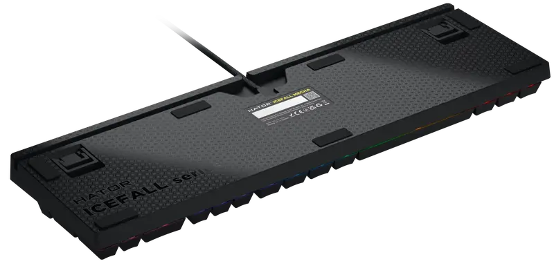 Клавіатура механічна HATOR Icefall Mecha Rainbow (HTK104UA) Black - фото - №5