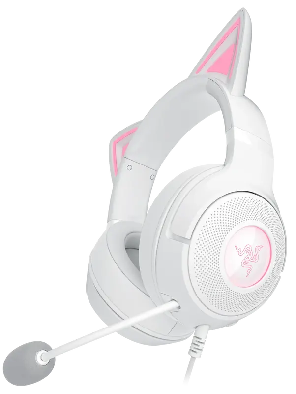 Игровая гарнитура Razer Kraken Kitty V2 (RZ04-04730600-R3M1) White