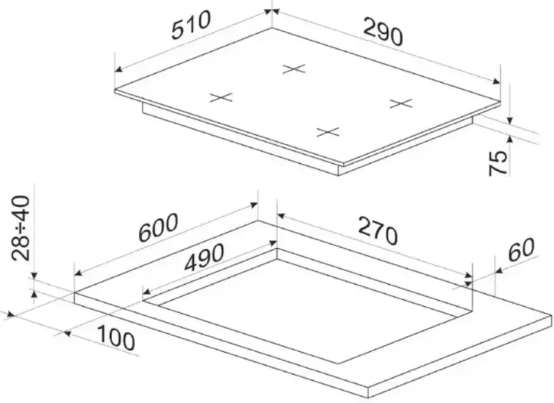 Варильна поверхня газова Domino HANSA BHKW310300 - фото - №4