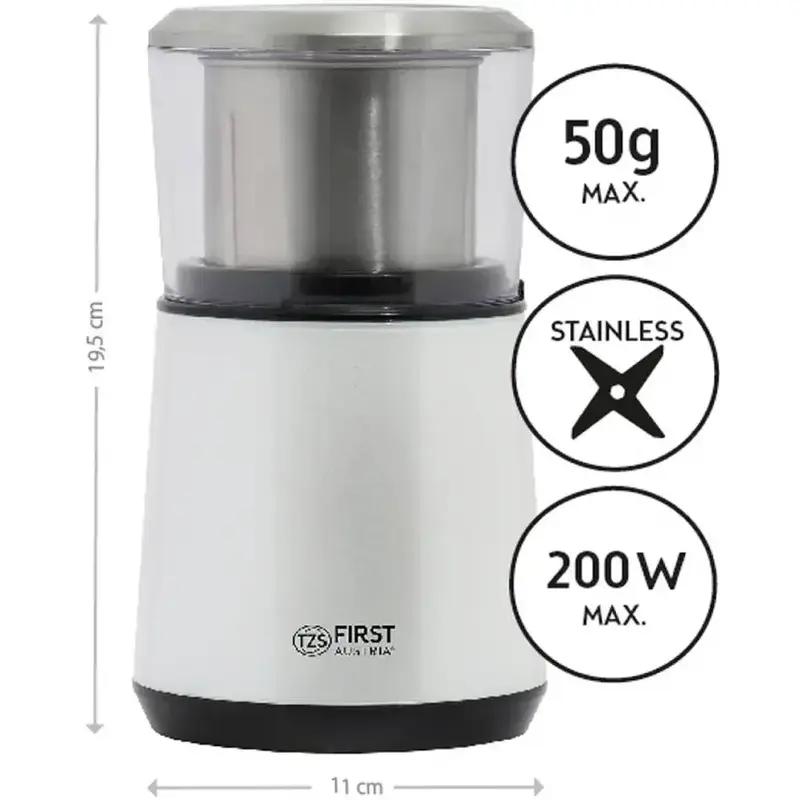 Кавомолка First Austria FA-5486-2-WI - фото - №3