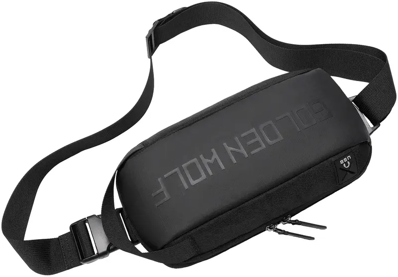 Сумка слінг Arctic Hunter GXB00131 (Black) - фото - №3
