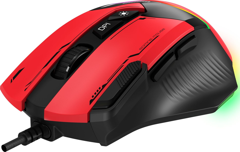 Ігрова комп'ютерна миша GamePro GM300R Red/Black - фото - №2