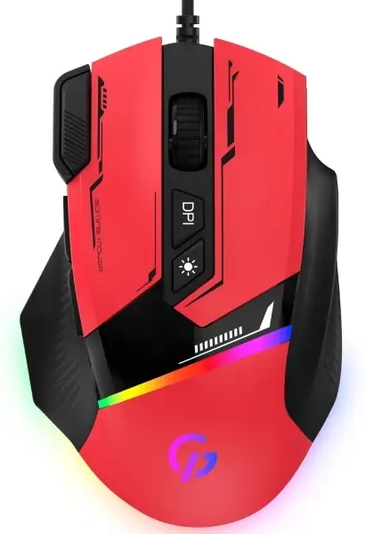 Ігрова комп'ютерна миша GamePro GM300R Red/Black - фото - №1