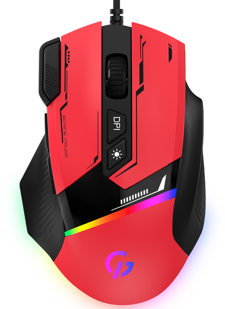 Ігрова комп'ютерна миша GamePro GM300R Red/Black - фото - №0