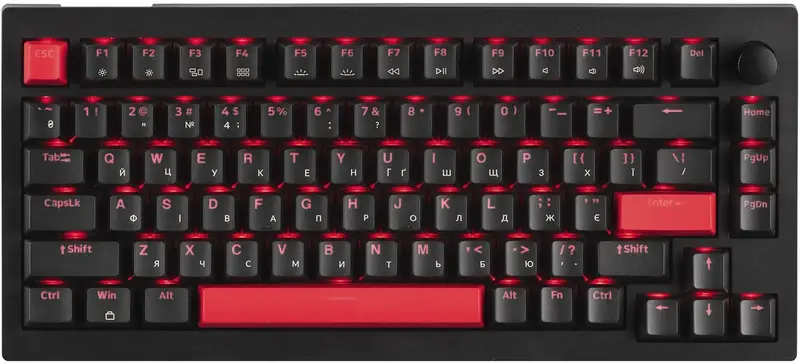 Клавиатура проводная Keychron Brown Lemokey X4 84Key Black фото