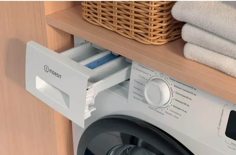 Пральна машина INDESIT фронтальна, 7кг, 1200, A+++, 49.6см, білий, IM712BMYTIMEUA - фото - №5