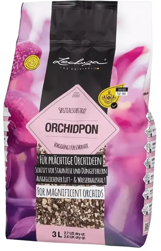Субстрат Lechuza для орхiдей ORCHIDPON 3л 19580 - фото - №0