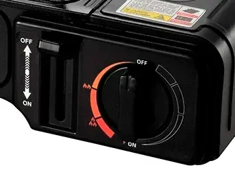 Плита настольная газовая BROCK PSG 001 BK - фото - №1