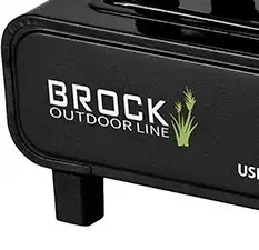 Плита настольная газовая BROCK PSG 001 BK - фото - №2