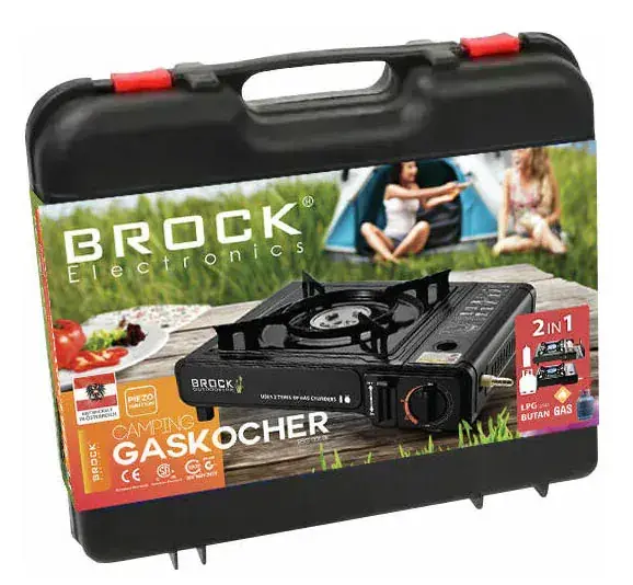 Плита настольная газовая BROCK PSG 001 BK - фото - №4