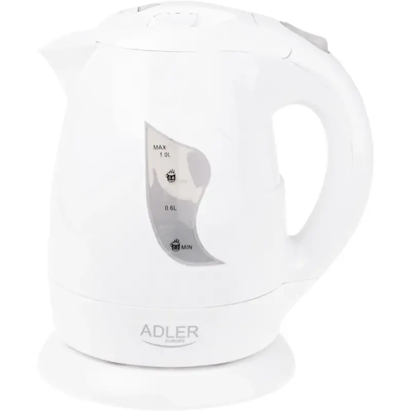 Електрочайник Adler AD 08 white - фото - №0