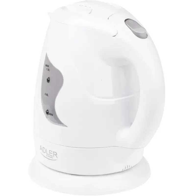 Електрочайник Adler AD 08 white - фото - №1