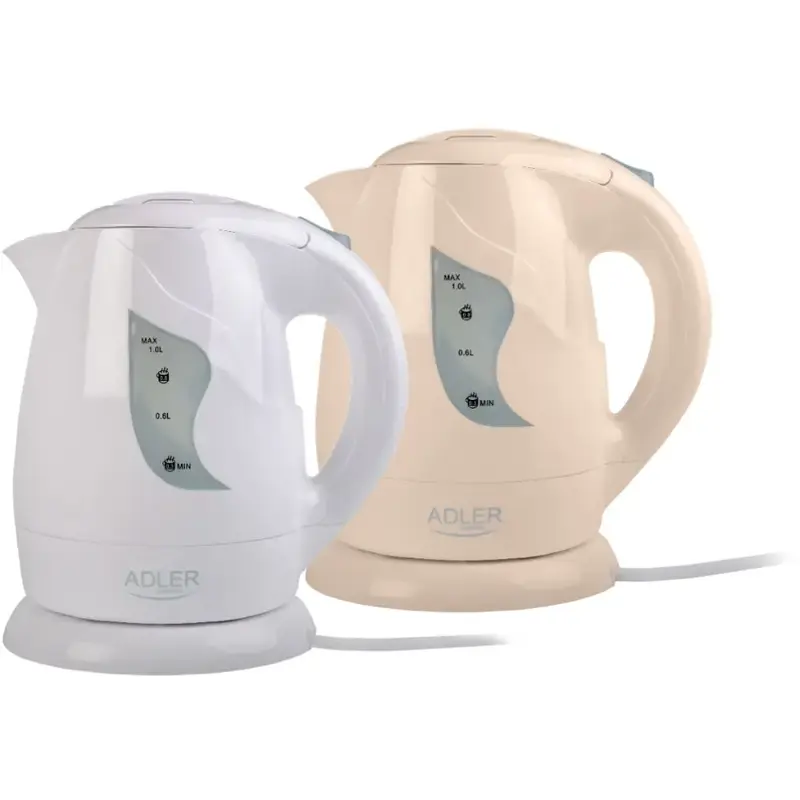 Електрочайник Adler AD 08 white - фото - №5