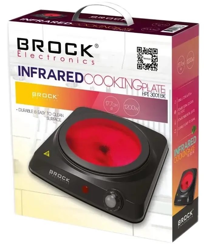 Плита настольная электрическая BROCK HPI 3001 BK - фото - №6