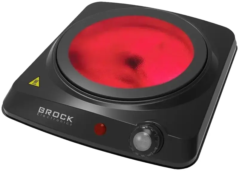 Плита настольная электрическая BROCK HPI 3001 BK - фото - №0