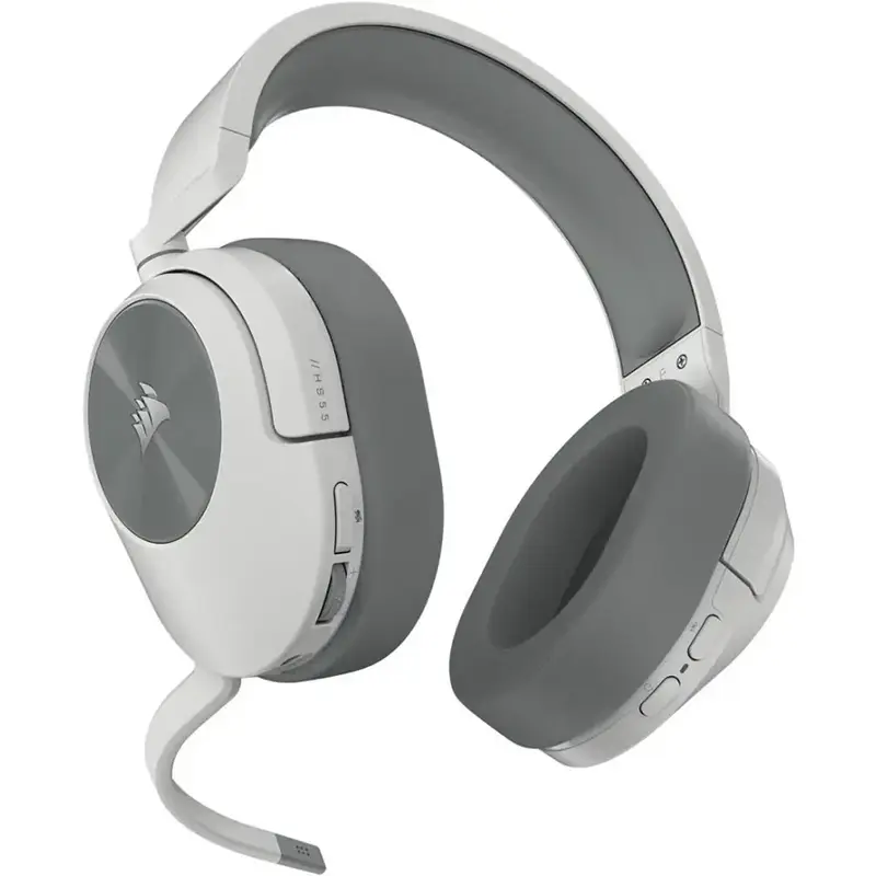 Гарнітура ігрова Corsair HS55 Gaming Dolby White - фото - №3