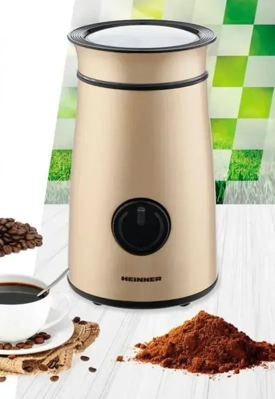 Кавомолка електрична HEINNER HCG-150IXGD - фото - №4