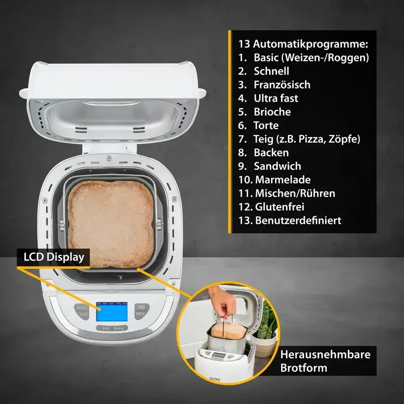 Хлібопічка First Austria FA-5150-3 - фото - №3