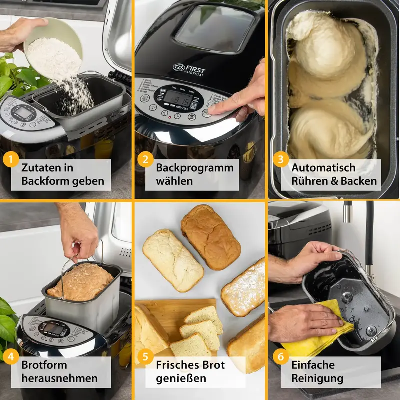 Хлібопічка First Austria FA-5152-3-BA - фото - №4