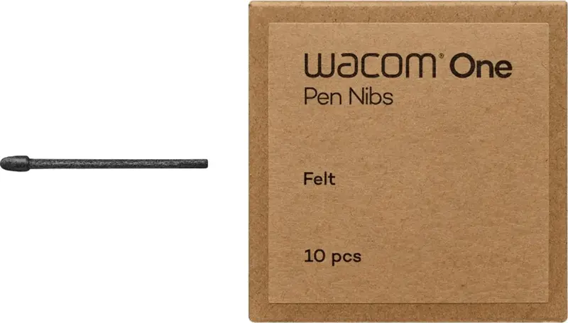 Набір повстяних наконечників Wacom для One Standard Pen (CP92303B2Z) 10 шт - фото - №1