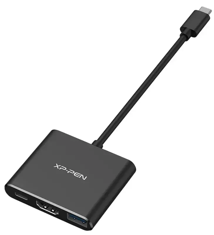 Адаптер Type-C 3-in-1 (USB+HDMI+DP) - фото - №0