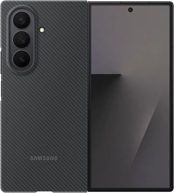 Чохол для Samsung Fold 7 Carbon Case Black (EF-XF966SBEGUA) - фото - №0